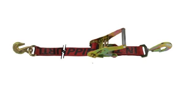 Tie Down Strap 10K Frame Hook Ratchet Assembly Grab Hook 12 Foot Snappin Turtle