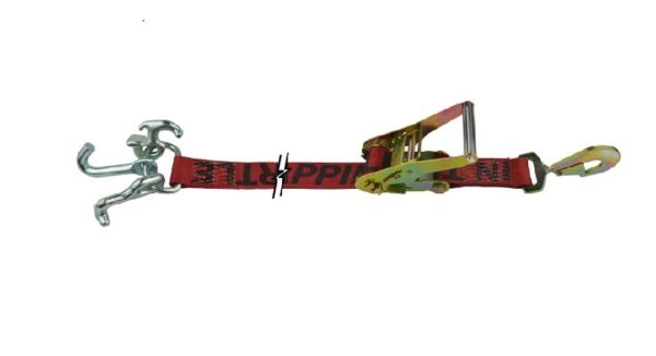 Tie Down Strap 10K Frame Hook Ratchet Assembly RTJ Cluster Hook 12 Foot Snappin Turtle