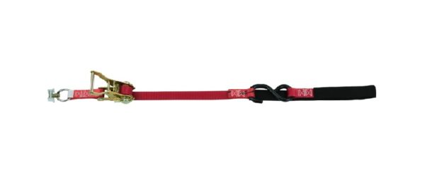 Ratchet Strap Assembly 9 Foot 1 L-Track Loop Snappin Turtle