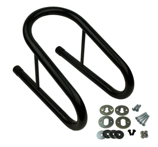 Motorcycle Wheel Chock Removable 6.5 Inch Wide Black Powdercoat Snappin Turtle