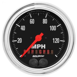 3-3/8 in. GPS SPEEDOMETER, 0-140 MPH, TRADITIONAL CHROME