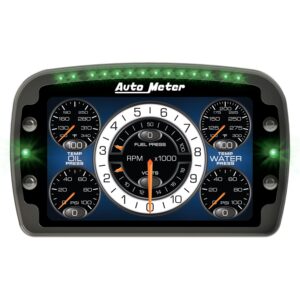 8-1/2 in. W X 5-1/4 in. H X 1-3/8 in. D LCD DASH, USER CONFIGURABLE,