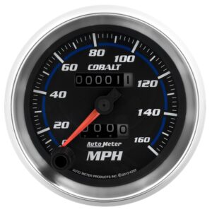 3-3/8 in. SPEEDOMETER, 0-160 MPH, COBALT