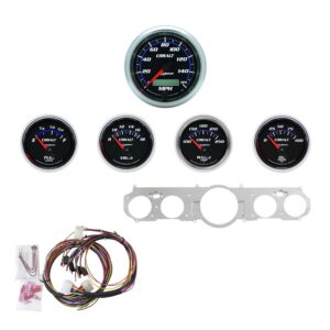 5 GAUGE DIRECT-FIT DASH KIT, MUSTANG 65-66, COBALT