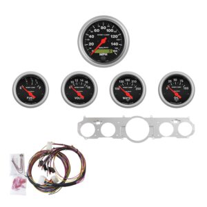 5 GAUGE DIRECT-FIT DASH KIT, MUSTANG 65-66, SPORT-COMP