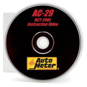 AC-29; DVD Instruction Video For The BCT-200J