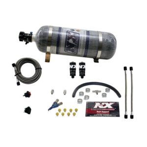 Nitrous Express HITMAN EFI SINGLE NOZZLE PIRANHA SYSTEM (35-50-75HP ) WITH COMPOSITE BOTTLE
