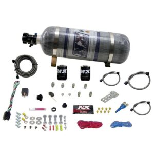 Nitrous Express GM EFI RACE (100-150-200-250HP) SINGLE NOZZLE WITH COMPOSITE BOTTLE