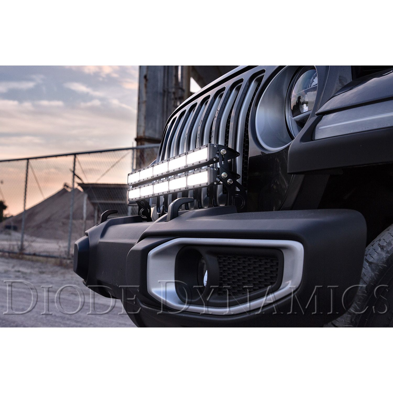 Light bar featuring advanced TIR optics for high efficiency and focus.