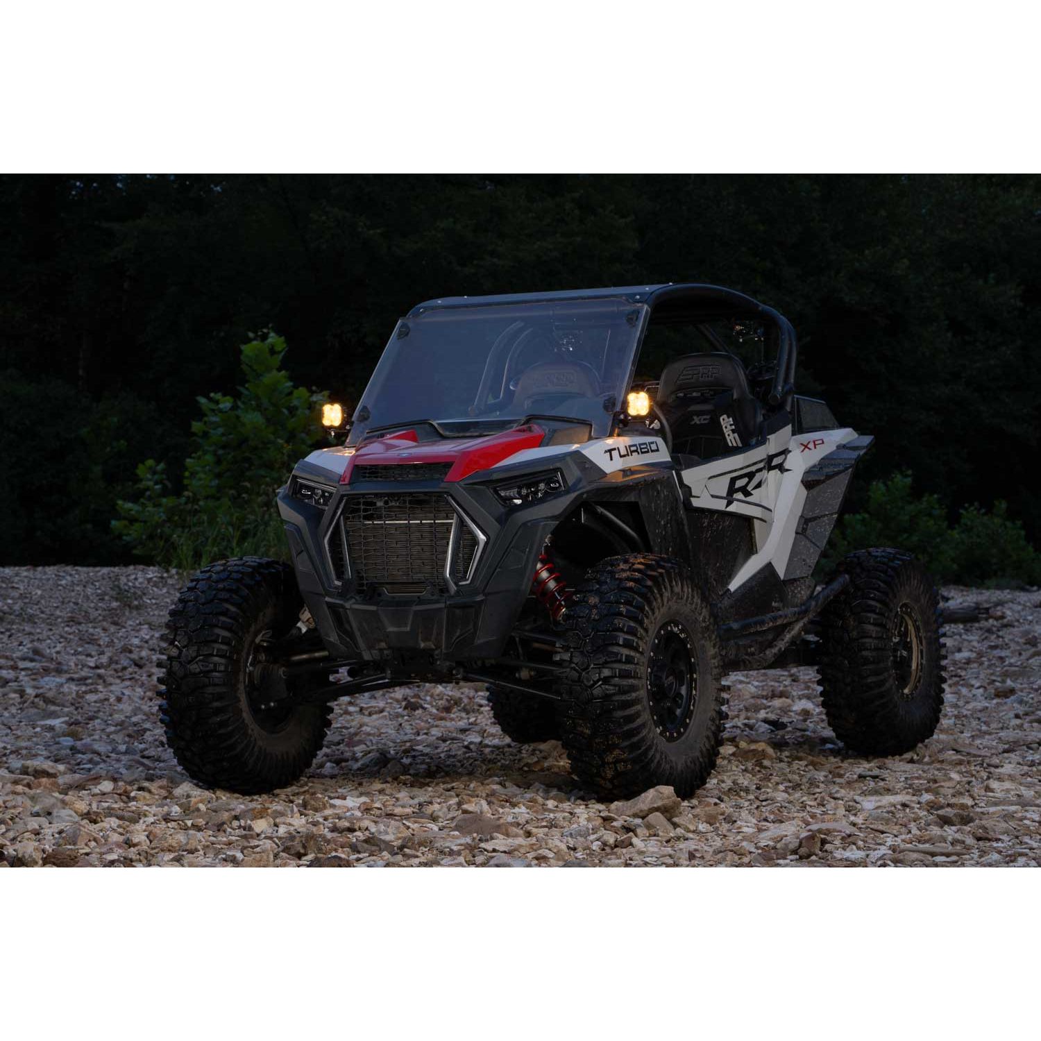 Pod light featuring advanced TIR optics for high efficiency and focus.