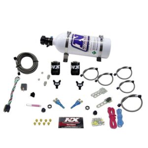 Nitrous Express GM EFI DUAL NOZZLE (100-300HP) WITH 5LB BOTTLE