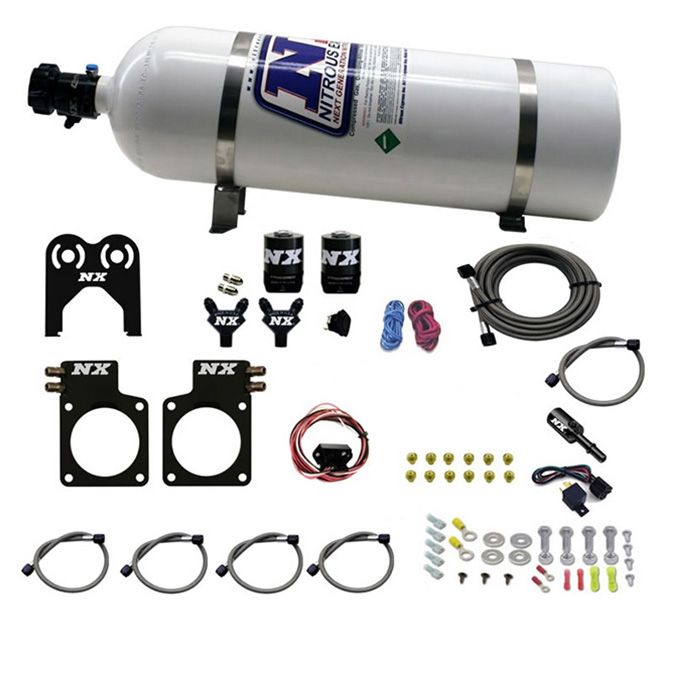 Nitrous Express NISSAN GT-R NITROUS PLATE SYSTEM (35-300HP) W/ 15LB BOTTLE