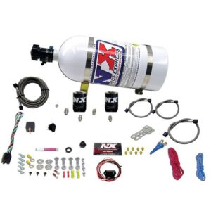 Nitrous Express UNIVERSAL FLY BY WIRE SINGLE NOZZLE SYSTEM, 10LB BOTTLE INCLUDES TPS SWITCH