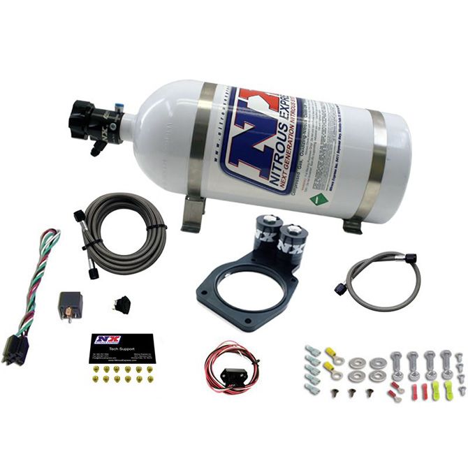 Nitrous Express 5TH GEN CAMARO PLATE SYSTEM (50-150HP) 200HP-225HP JETTING AVAILABLE 10LB BOTTLE