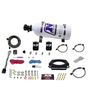 Nitrous Express LS 90mm PLATE SYSTEM (50-400HP) W/ 5LB BOTTLE