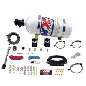 Nitrous Express LS 90mm PLATE SYSTEM (50-400HP) W/ 10LB BOTTLE