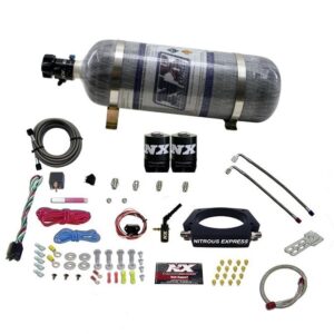 Nitrous Express 2014-NEWER GM 6.2L TRUCK NITROUS PLATE SYSTEM (35-300HP) W/ COMPOSITE BOTTLE