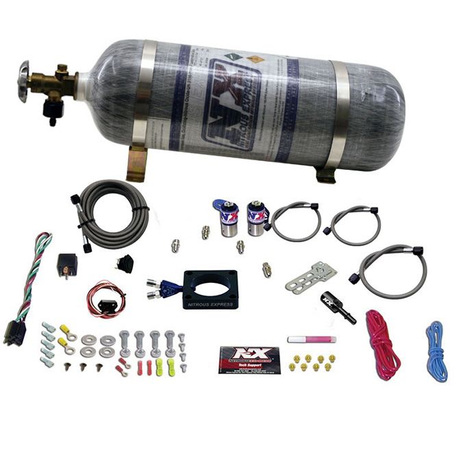 Nitrous Express DODGE DART 1.4L Turbo PLATE SYSTEM (35-100HP) WITH COMPOSITE BOTTLE