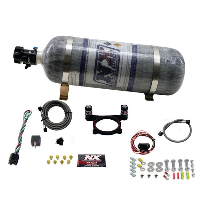 Nitrous Express 5.0L 4 VALVE COYOTE PLATE SYSTEM (50-200HP) WITH COMPOSITE BOTTLE