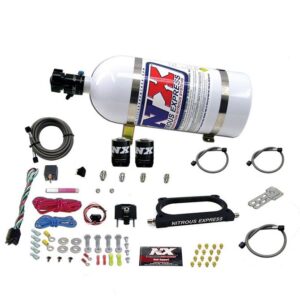 Nitrous Express GT500 NITROUS PLATE SYSTEM (50-250HP) WITH 10LB BOTTLE