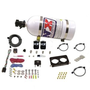 Nitrous Express FORD 4 VALVE NITROUS PLATE SYSTEM (50-300HP) WITH 10LB BOTTLE (STOCK TB)