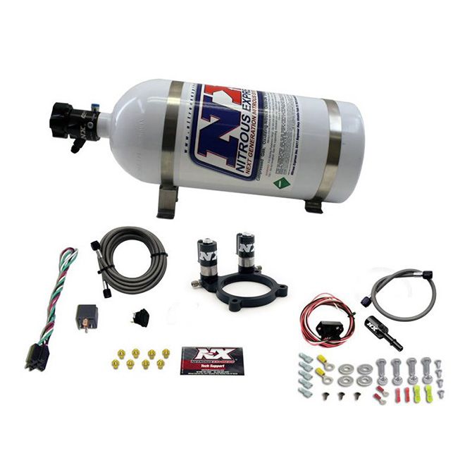 Nitrous Express FORD V6 NITROUS PLATE SYSTEM-3.5L AND 3.7L W/ 10LB BOTTLE