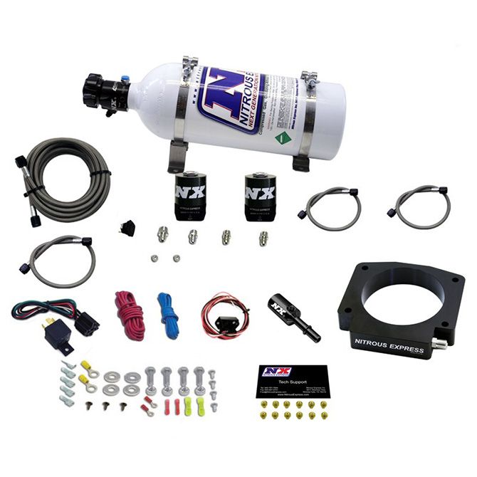 Nitrous Express NITROUS PLATE SYSTEM- GT350 5.2L - 5LB BOTTLE