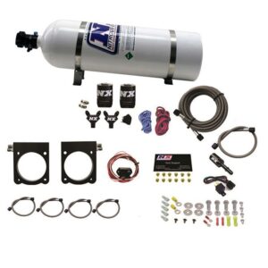 Nitrous Express GEN-V VIPER NITROUS PLATE SYSTEM (50-400HP) W/ 15LB BOTTLE