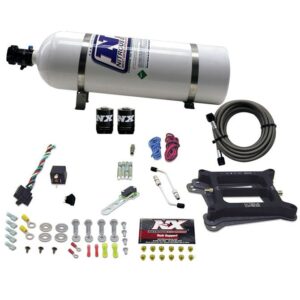 Nitrous Express 4150 4-BBL/GASOLINE (50-100-150-200-250-300HP) WITH 15LB BOTTLE