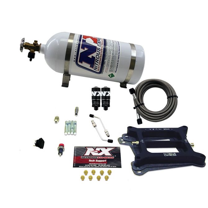 Nitrous Express 4150 HITMAN 4-BBL (100-150-200HP) WITH 10LB BOTTLE