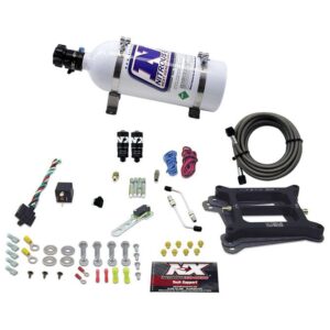 Nitrous Express 4150 HITMAN PLUS 4-BBL (50-100-150-200HP) WITH 5LB BOTTLE
