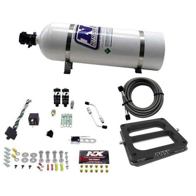 Nitrous Express Dominator HITMAN PLUS (50-100-150-200HP) WITH 15LB BOTTLE