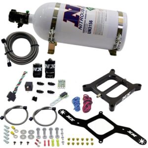 Nitrous Express 4150 RNC Conventional Plate System w/ .375in Solenoid w/ 10lb Bottle