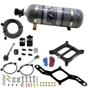 Nitrous Express 4150 RNC Conventional Plate System w/ .375in Solenoid w/ 12lb Bottle