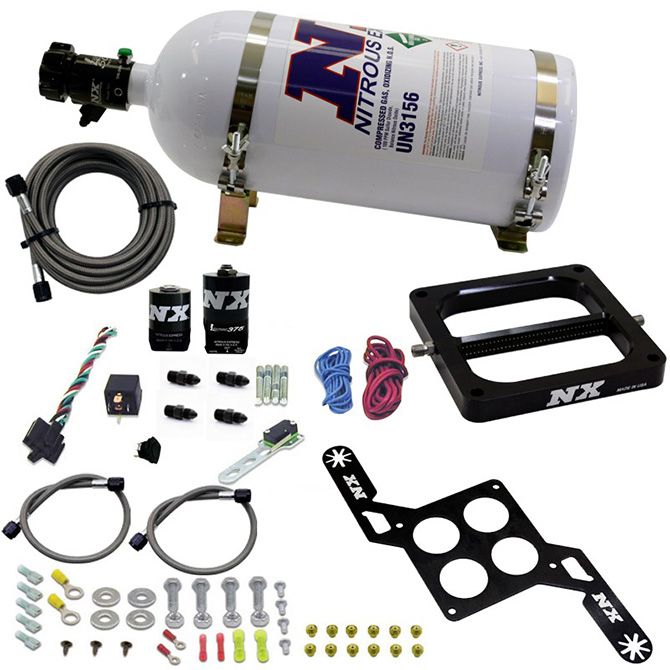 Nitrous Express 4500 RNC Conventional Plate System w/ .375in Solenoid w/ 10lb Bottle