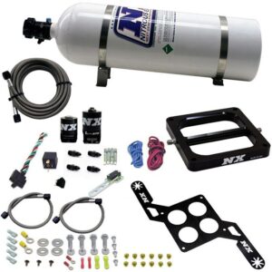 Nitrous Express 4500 RNC Conventional Plate System w/ .375in Solenoid w/ 15lb Bottle