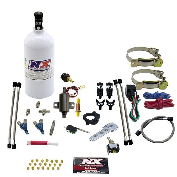 Nitrous Express TWO CYLINDER inPIRANHAin SYSTEM, 2.5 LB