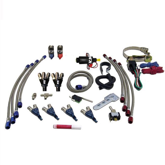 Nitrous Express FOUR CYLINDER inPIRANHAin SYSTEM, NO BOTTLE