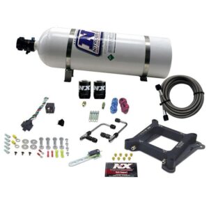 Nitrous Express 4150 Gemini STAGE 6 (50-100-150-200-250-300HP) WITH 15LB BOTTLE.