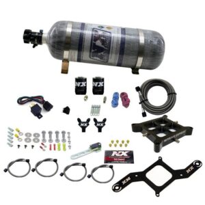Nitrous Express 4150 BILLET CROSSBAR, PRO POWER (100-200-300-400-500HP) WITH COMPOSITE BOTTLE.