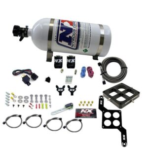 Nitrous Express DOMINATOR BILLET CROSSBAR PRO POWER (100-200-300-400-500HP) WITH 10LB BOTTLE.