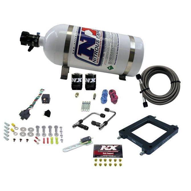 Nitrous Express Dominator Gemini PRO-POWER (100-200-300-400-500HP) WITH 10LB BOTTLE