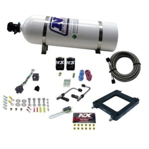 Nitrous Express Dominator Gemini PRO-POWER (100-200-300-400-500HP) WITH 15LB BOTTLE