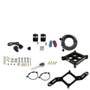 Nitrous Express 4150 SINGLE ENTRY CROSSBAR PLATE SYSTEM, PRO POWER(100-500HP) W/O BOTTLE