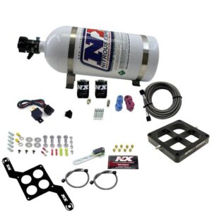 Nitrous Express DOMINATOR SINGLE ENTRY BILLET CROSSBAR, PRO POWER, (100-500HP) W/ 10LB BOTTLE
