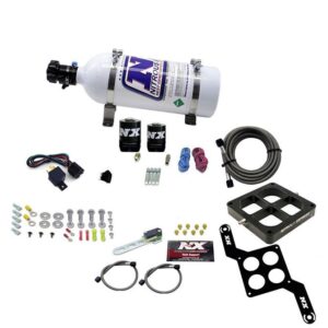 Nitrous Express DOMINATOR SINGLE ENTRY BILLET CROSSBAR, RNC (250-750HP) W/ 5LB BOTTLE