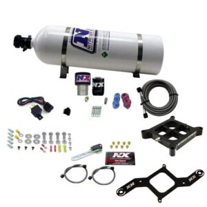 Nitrous Express SINGLE ENTRY CROSSBAR RNC .178 250-650HP (4150 FLANGE) W/15LB BOTTLE