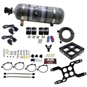 Nitrous Express DOMINATOR DUAL STAGE BILLET CROSSBAR, (50-300 & 100-500HP) W/ COMPOSITE BOTTLE.