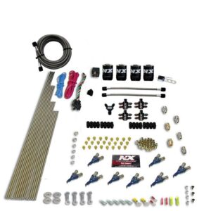 Nitrous Express 8 CYL PIRANHA DIRECT PORT, 4 SOLENOIDS, WITH NO BOTTLE (200-500HP JETTING)