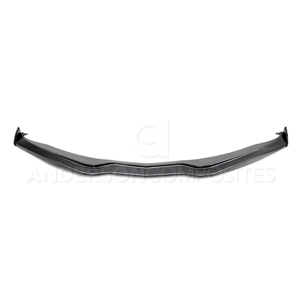 Anderson Composites, AC-FL14CHC7-Z6, Carbon fiber front splitter with small end caps for 2015-2019 Chevrolet Corvette C7 Z06